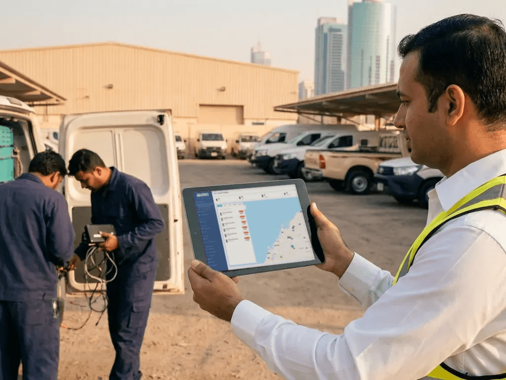 فريق IOTee لتتبع GPS وإدارة الأساطيل في الإمارات وعُمان