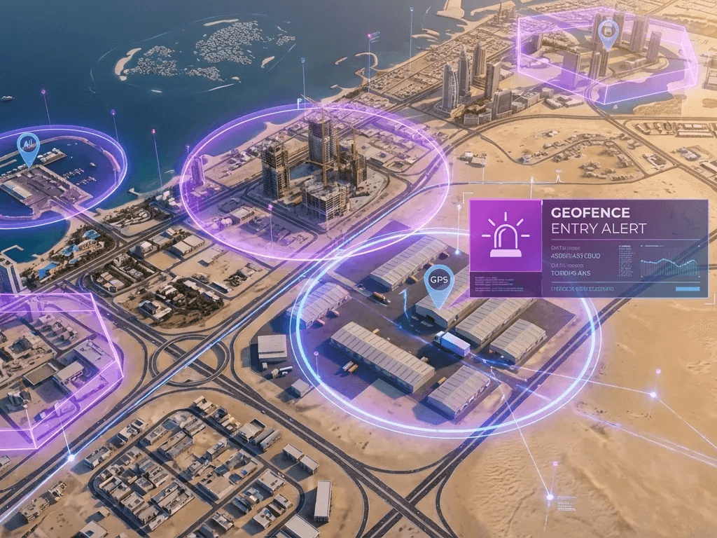 Geofencing Solutions UAE - Virtual Boundaries