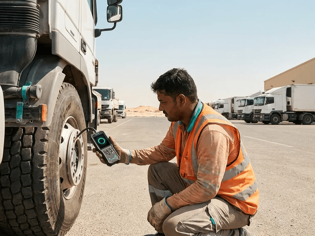 إدارة إطارات ذكية و TPMS للأساطيل الإماراتية