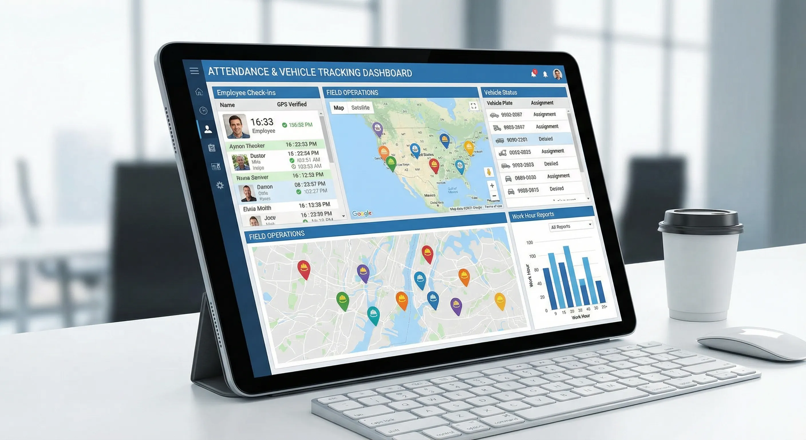 ميزات نظام الحضور المتقدمة