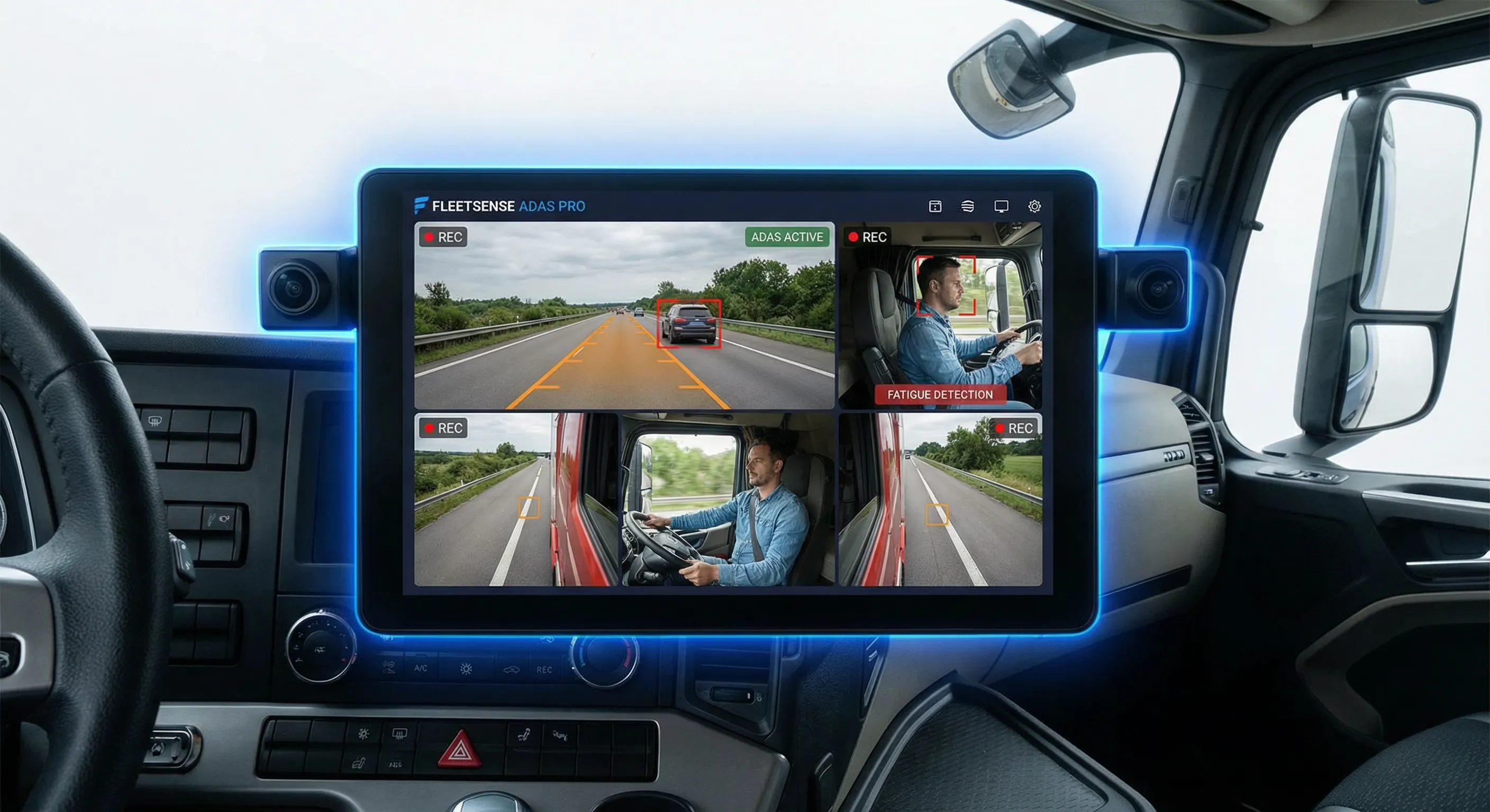 Advanced Fleet Camera Systems with Driver Behavior Monitoring
