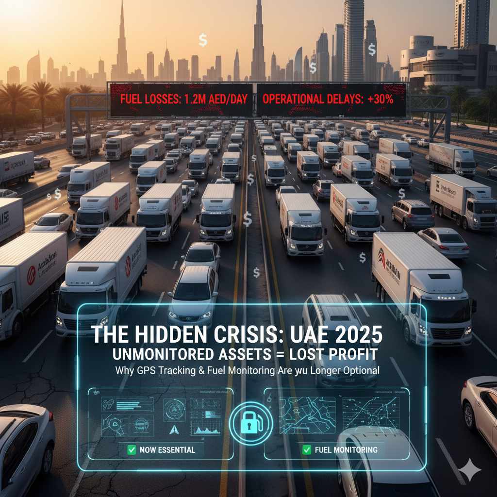 The Hidden Crisis Costing UAE Businesses Millions: Why GPS Tracking & Fuel Monitoring Are No Longer Optional in 2025
